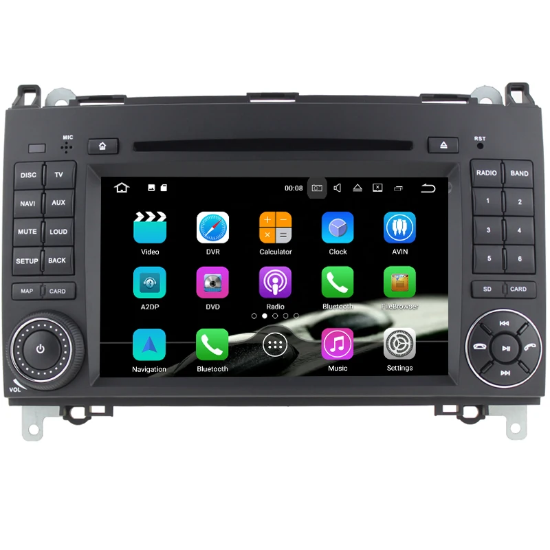 Discount HIFIF Two Din 7 Inch Android CarDVD Player For Mercedes/Benz/Sprinter/W209/W169Viano/Vito/B200/A160 Wifi GPS Navigation Radio FM 1