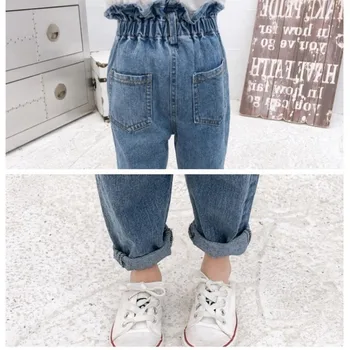 Summer Baby Girls Jeans Pants Kids Clothes Cotton Casual Children Trousers Teenager Denim Boys Clothes 6