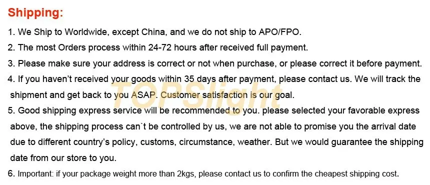 shipping