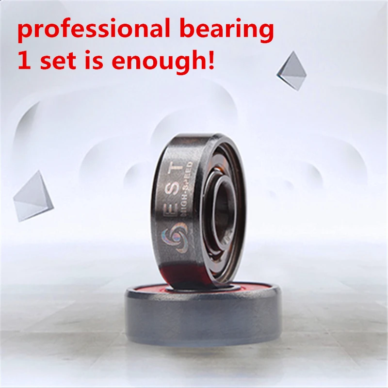 

ABEC11 ILQ-11 Professional High Speed Inline Roller Skates Bearing 608 608RS PRO Skating Bearing Chrome Better ABEC-9 ILQ-9 EST