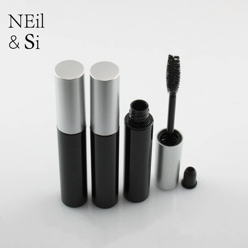 Black 10ml Plastic Mascara Bottle Cosmetics Eye Black Makeup Eyelash