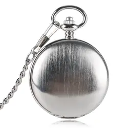 Серебро/золотые часы для женщин стимпанк карманные часы гладкой Механическая рука Ветер карманные часы для мужчин Relogio де Bolso подарки