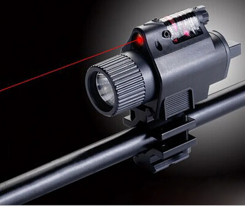 Laser aiming and illumination integrated IR illumination hunting sights