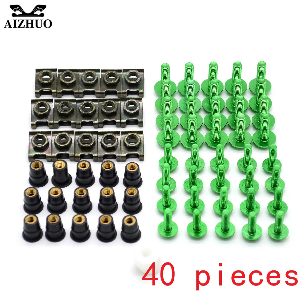 Motorcycle Windscreen Screws Fairing Bolts for KAWASAKI ZX9R ZZR600 Z900 Z650 VERSYS 1000 VULCAN Z750 Z800 NINJA 300 250R 400R