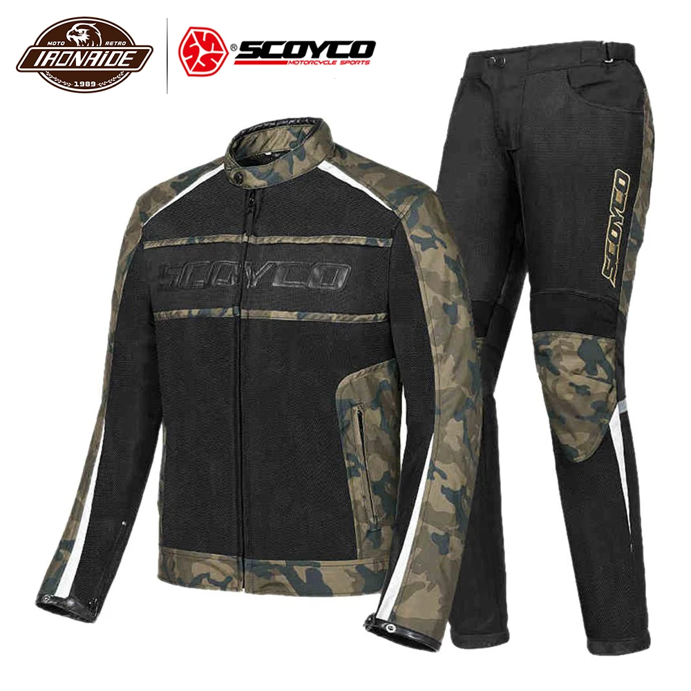 

SCOYCO Motorcycle Jacket Waterproof Moto Jacket Summer Riding Jacket Mesh Chaqueta Motocross Jaqueta Motoqueiro Protection