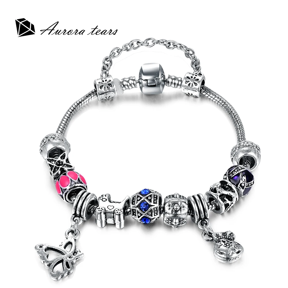 Unique Female Crystal Stone Bracelets & Bangles Wedding Women Bracelet DIY Gift Fashion Engagement Jewelry Charm Handmade Gift