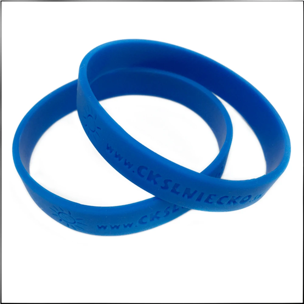 

OneBandaHouse Custom Design Debossed Logo Silicone Wristband