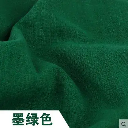 Бамбуковая хлопковая ткань, ткань в китайском стиле, плиссированная ткань, одноцветная, сделай сам, для платья, занавески, льняная летняя одежда, шарф, шаль - Цвет: Зеленый