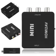 

Mini 1080P HDMI Adapter-Compatible Composite to RCA Audio Video AV CVBS Converter Adapter For HDTV