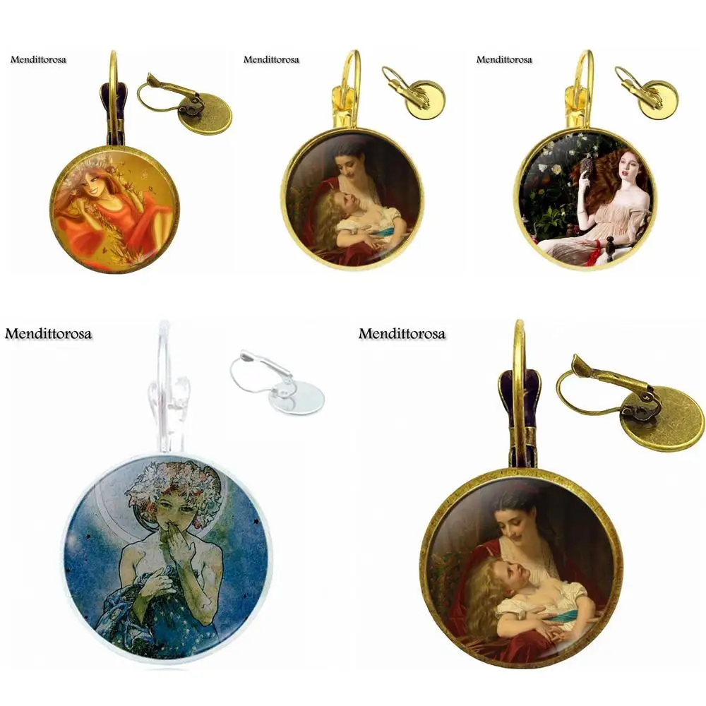 Luxury Brand Jewelry With Glass Cabochon For Women Men Party Roman Goddess of Flowers | Украшения и аксессуары