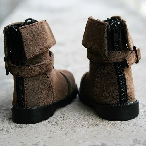 [Wamami] 46 # коричневый 1/4 MSD BJD Dollfie Синтетическая кожа обувь/Сапоги