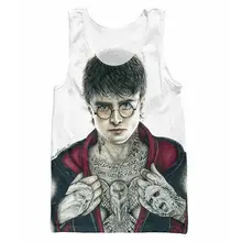 Мужской трикотажный топ с объемным принтом, Свободный Топ без рукавов, рубашка для бодибилдинга, красивые топы, Hombre