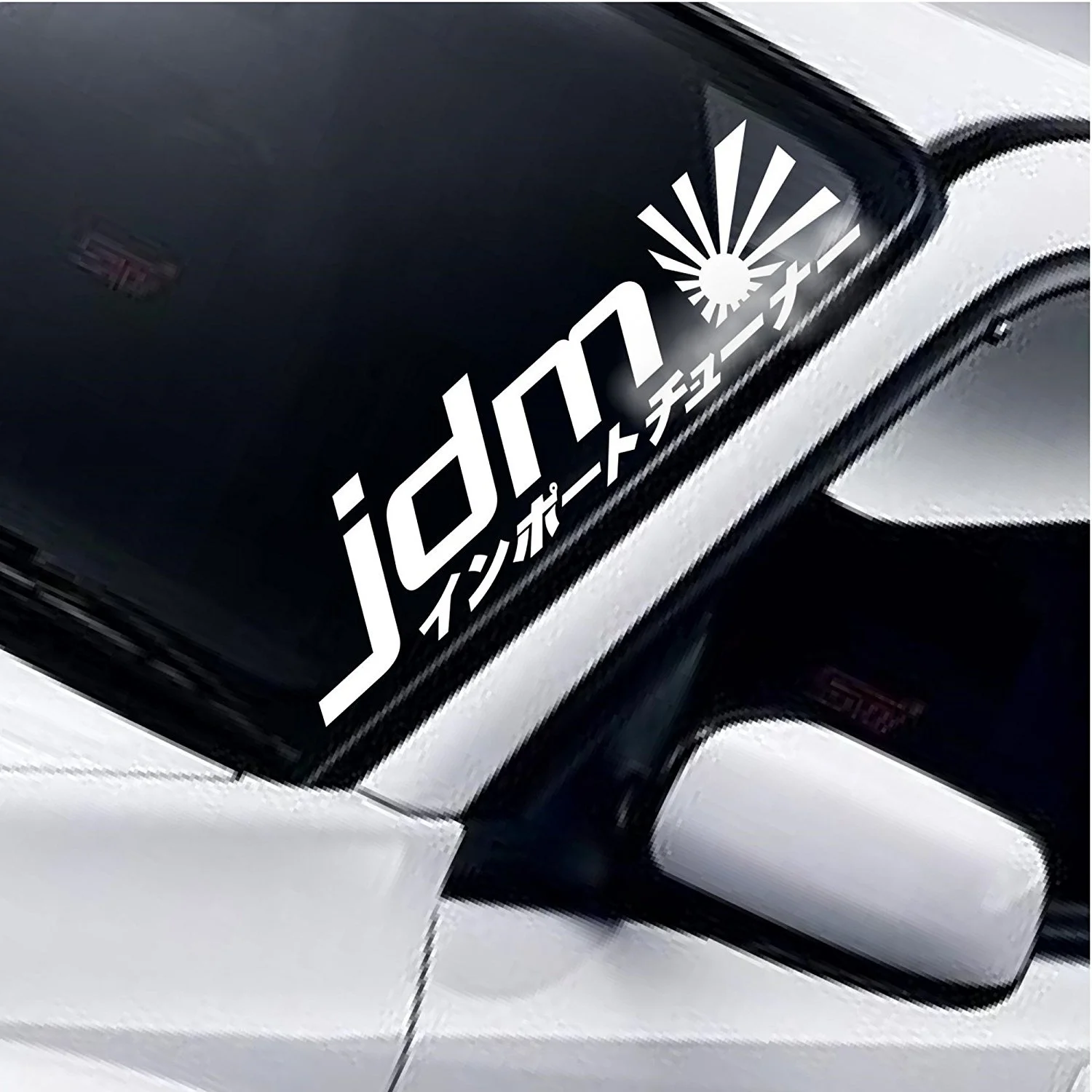 Buy For JDM KANJI RISING SUN Car Windscreen Sticker