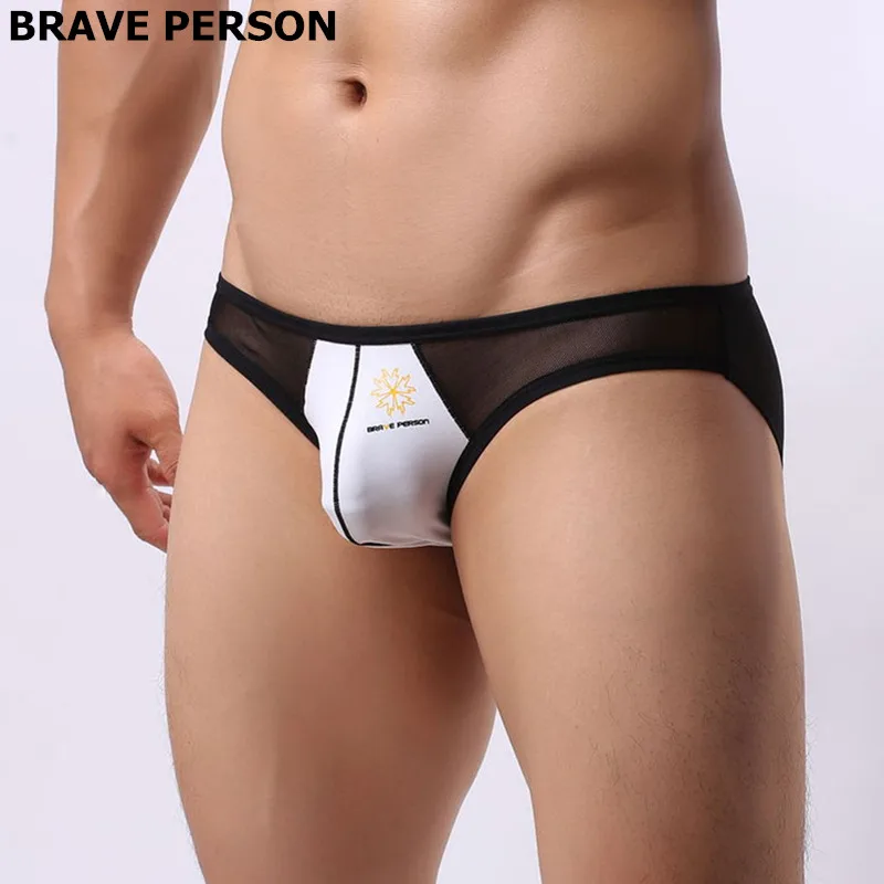 

Brave Person Sexy Men Underwear Transparent Penis Pouch Mens Briefs Bulge See Through Men Briefs Slips Lingerie Male Underpants