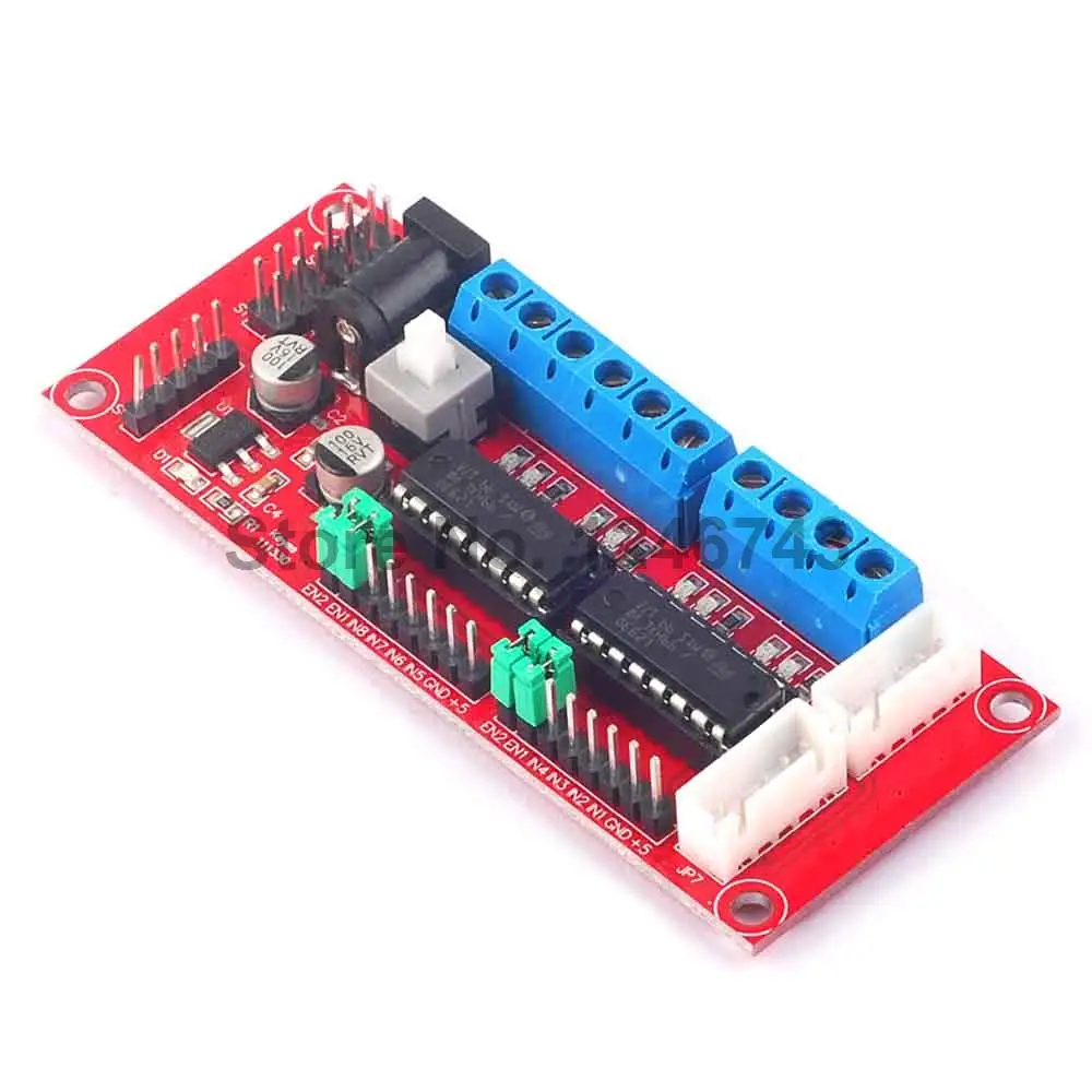 1PCS 4 DC Motor Driver Module / 4WD Car / L293D Module for Arduino Smart Car Robot
