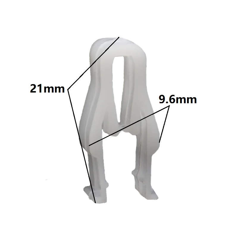 KE LI MI Универсальная автомобильная Белая нейлоновая приборная панель отделка фиксирующая заклепка формовочный зажим 9,5 мм отверстие автомобильные аксессуары - Название цвета: NO.4461