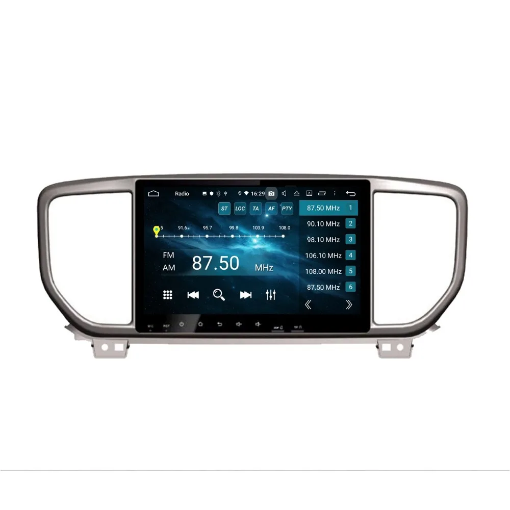 Автомагнитола 2 din PX6 4 + 64 ГБ 9 дюймов Android 10 0 DVD GPS для Kia Sportage 2018 2019 Bluetooth 5 Wi Fi