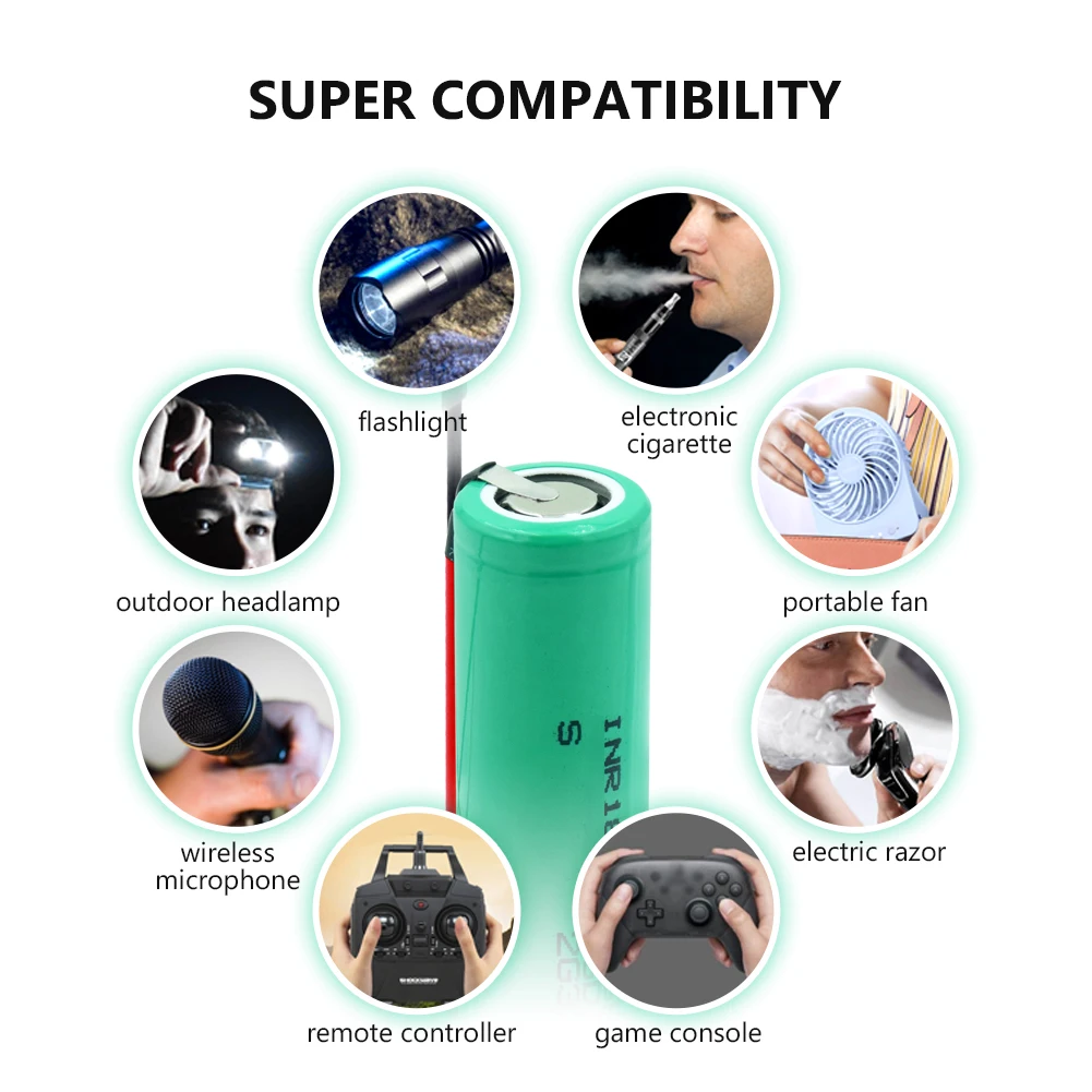 20A INR 18650 25R литиевая батарея 3 7 V 2500mAh перезаряжаемые электронные сигареты батареи