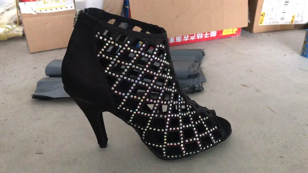 KEEWOO танцевальная обувь со стразами для бальных танцев женская zapatos de mujer
