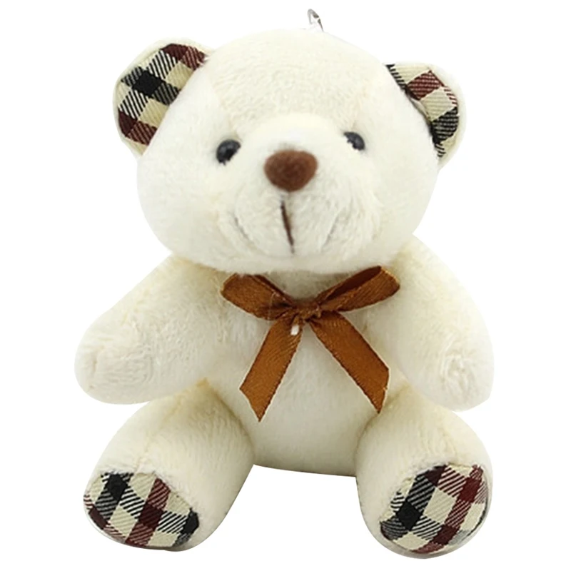1 шт., 8 см, маленький игрушечный медвежонок, мини медведь, милые плюшевые игрушки, подарок на свадьбу, день рождения, мягкие плюшевые игрушки для детей - Цвет: WT2