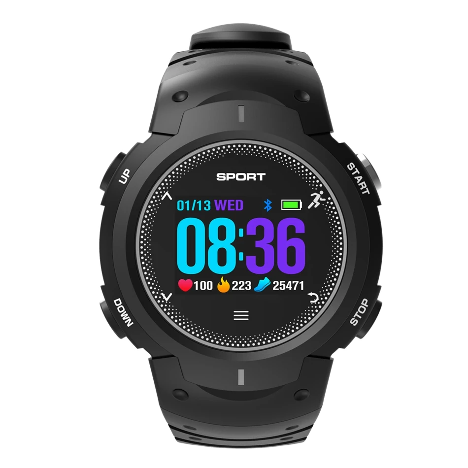 NO.1 F13 IP68 50M Waterproof Multi-sports Mode Heart Rate Monitor Remote Camera Smart Watch Smartwatch Bracelet Fitness Tracker