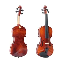 Красная хлопковая скрипка V182 для детей и взрослых для начинающих Скрипка с высококачественной пеной