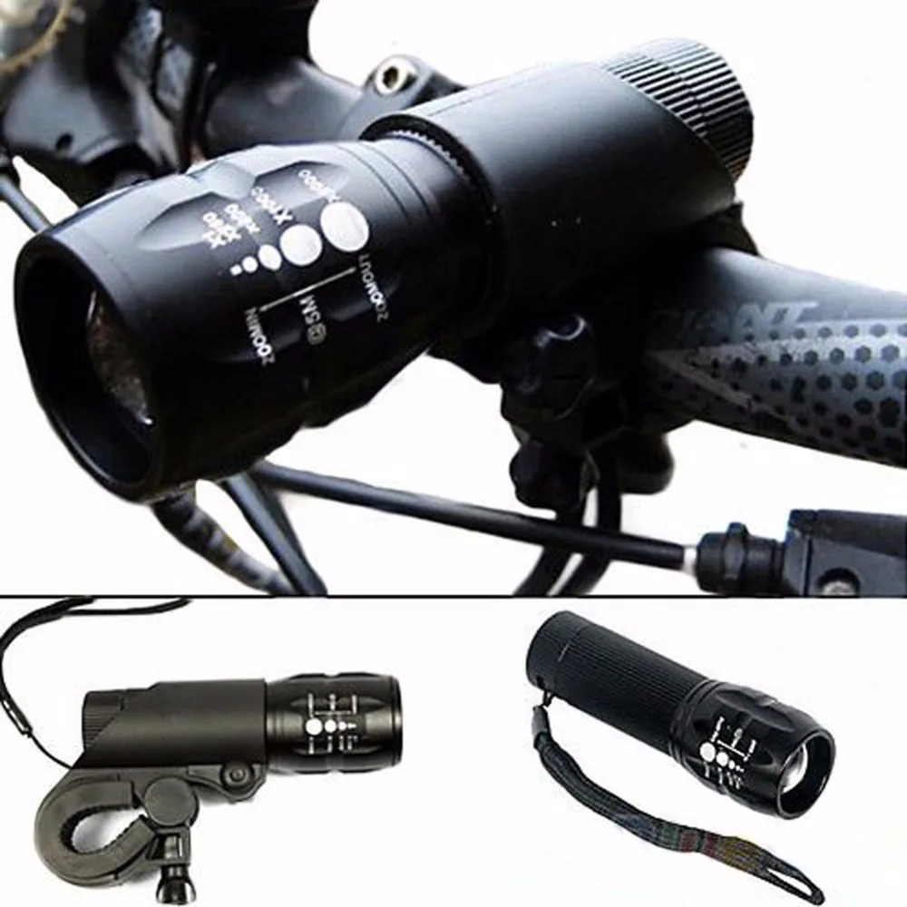 Велосипедный светильник 240 люмен 3 режима велосипедный головной светильник Q5 светодиодный велосипедный передний светильник фонарь с держателем фонарь водонепроницаемый светильник-вспышка