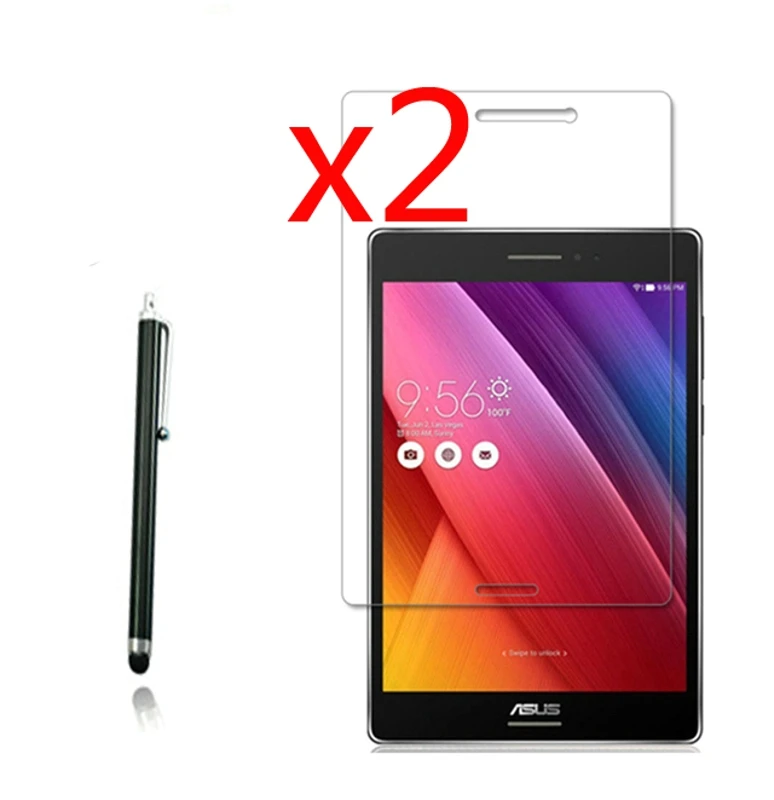 

3in1 2x LCD Clear Screen Protector Films Protective Film Guards +1x Stylus For ASUS Zenpad S 8.0 Z580 Z580CA Z580C 8" Tablet