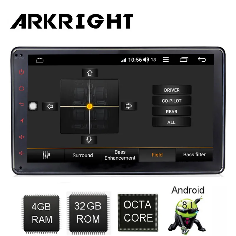 7 1 Din 4 32GB PX5 Octa Core Android 8 1 font b car b font