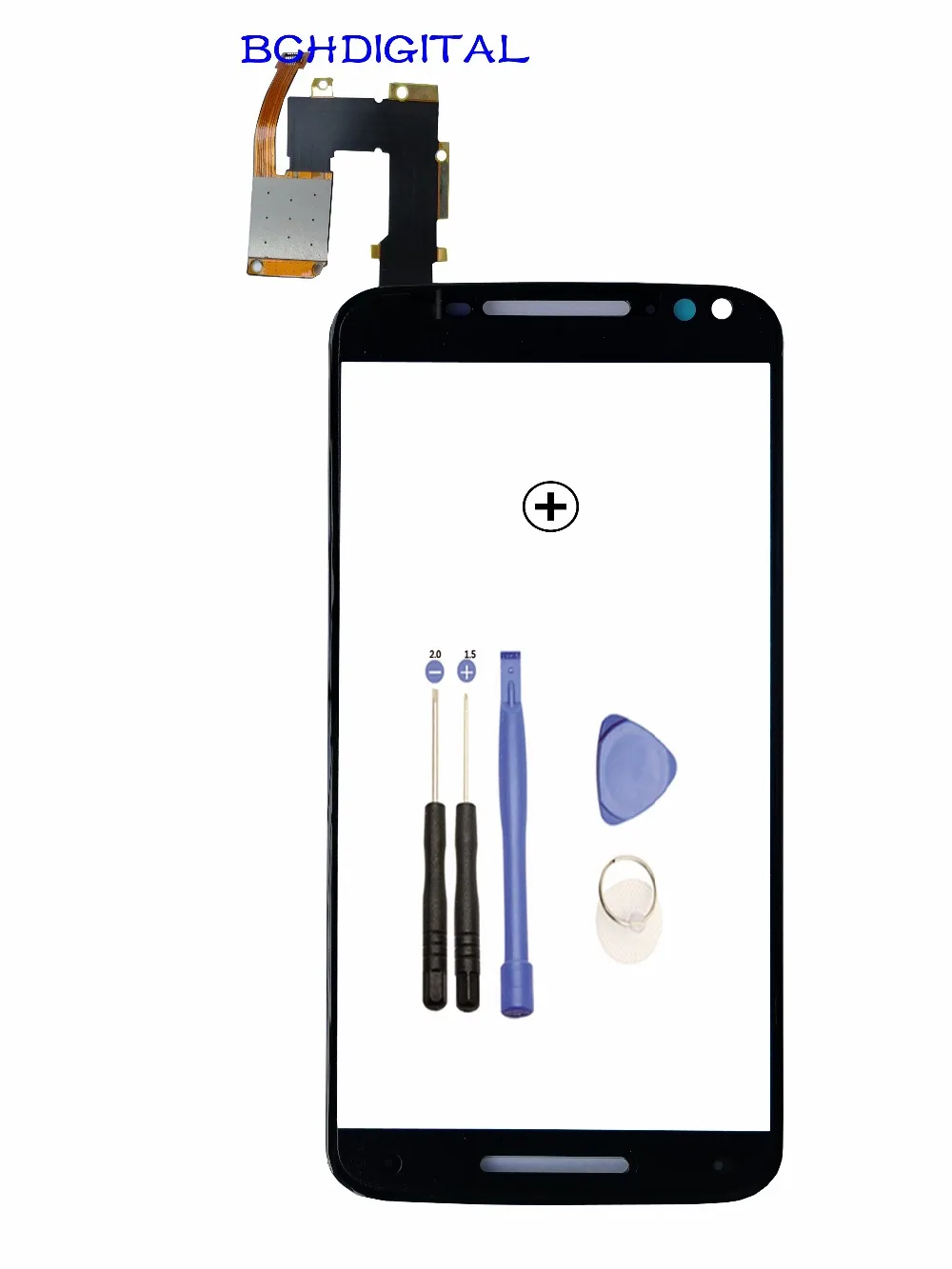 MT009 1-5 шт. для Motorola Moto X style X3 + 2 XT1575 XT1572 XT1570 Переднее стекло объектива Сенсорная