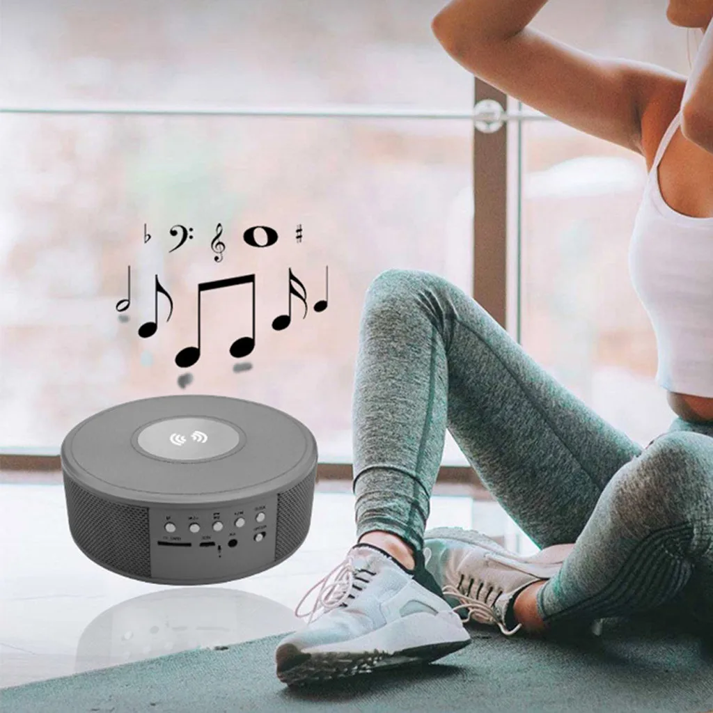 Лидер продаж беспроводной Bluetooth динамик портативный мини-будильник портативный сабвуфер карты Малый TF вход AUX аудио