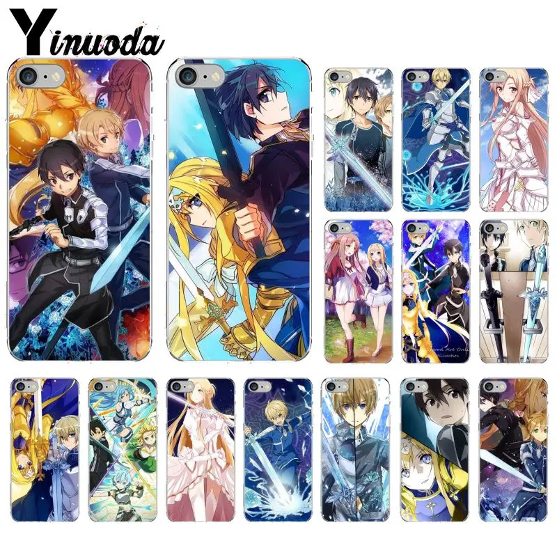 

Yinuoda Sword Art Online Alicization TPU Soft Silicone Phone Case for iPhone 6S 6plus 7 7plus 8 8Plus X Xs MAX 5 5S XR