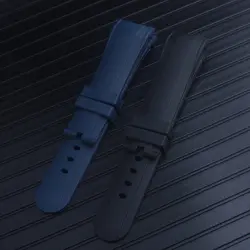 Роскошный синий черный 24 мм * 20 мм, силиконовая резина Ремешок для Грэма ремешок