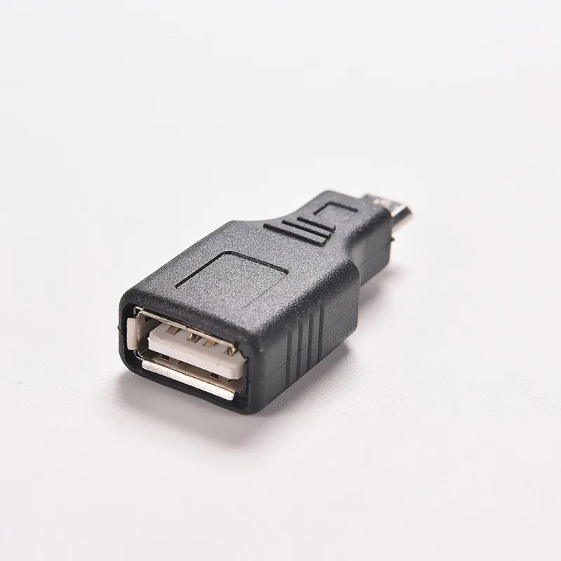 1 шт. черный F/M USB 2 0 A мама к Micro B 5 контактный штекер хост адаптер OTG конвертер