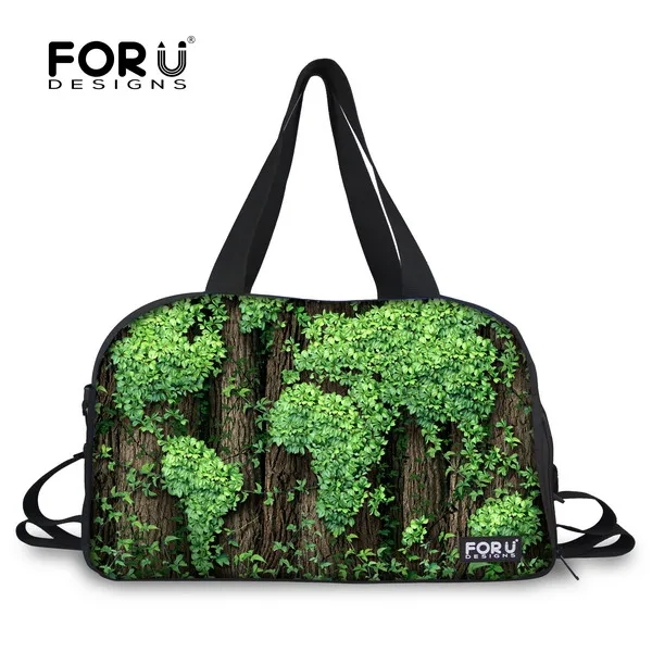 FORUDESIGNS Lucky Clover Дизайнерская Женская бирка для багажа Водонепроницаемая вместительная сумка для багажа Повседневная дорожная сумка - Цвет: C0135T