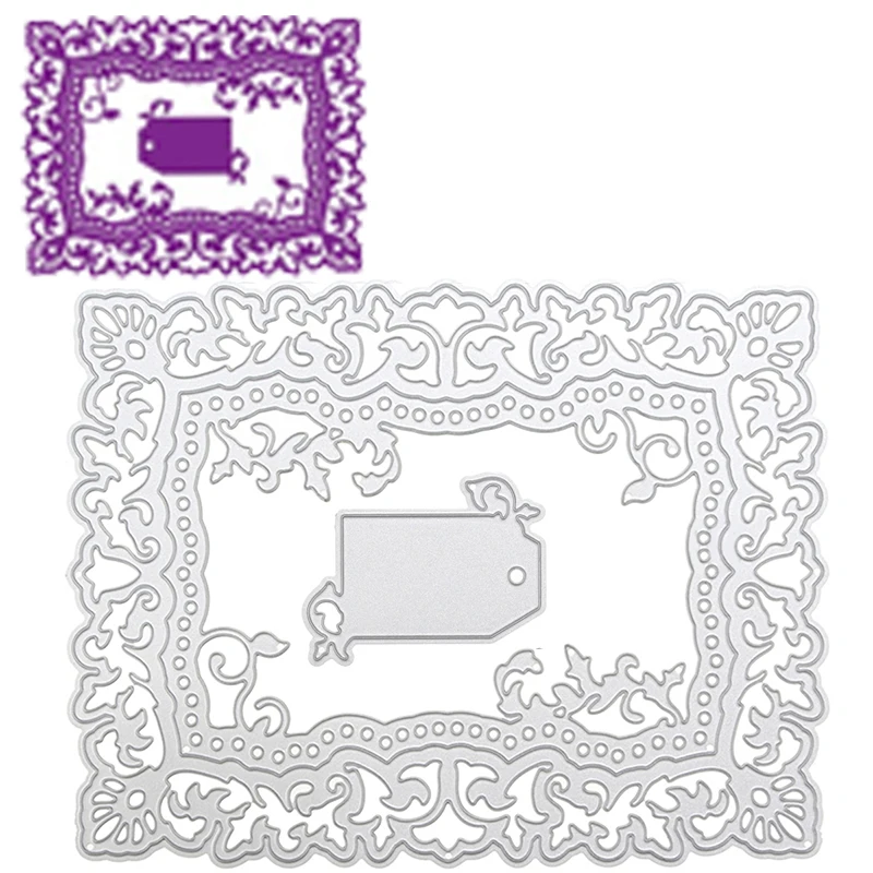 JX-LCLYL Round Flower Star Metal Lace Cutting Dies Stencils DIY Scrapbooking Album Card Craft