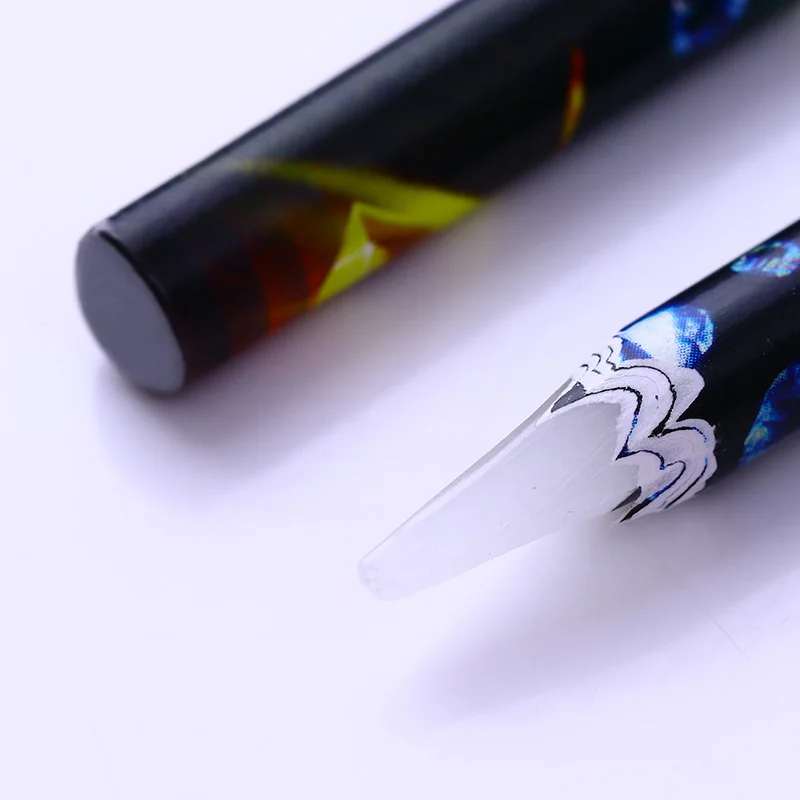 Восковая ручка, инструмент для ногтей, стразы, ручка для раскрашивания, легко подбирается, гвоздики со стразами, инструмент для маникюра и дизайна ногтей, 1 шт
