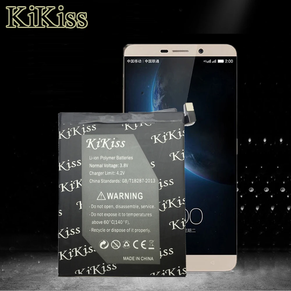 

KiKiss Phone Replacement Battery LT633 Use For LeEco Letv Le Phone Le Max MX1 X900 Lithium Rechargeable Batteries 3400mAh