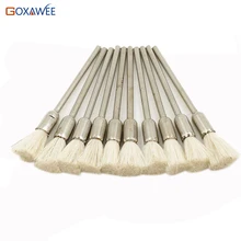 GOXAWEE 100 шт. для вращающихся абразивных инструментов Dremel, хвостовик из козьего волоса 2,35 мм, аксессуары для электроинструментов Dremel
