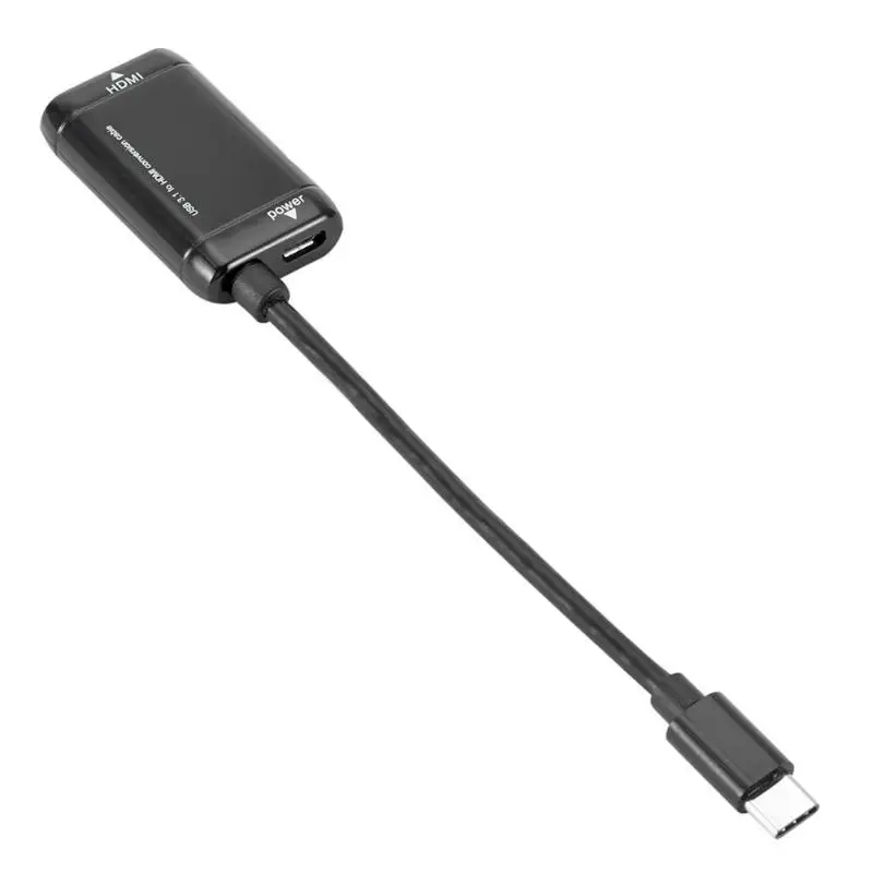 USB-C к HDMI адаптер 4 K 1080 P type-C 3,1 мужчин и женщин hdmi-кабель, адаптер конвертер для Letv Chromebook Pixel type-c адаптер