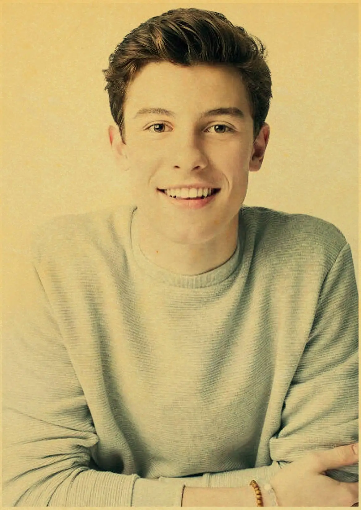 Shawn Mendes красивый певец Ретро плакат печать высокое качество наклейки на стену для