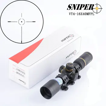 

SNIPER VT 4-16X40MFPL Frist Focal Plane Riflescope FFP Rifle Scope Parallax Adjustment Hunting Riflescope Tactical Sight Reticle