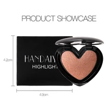 Сияющая хайлайтер косметика для лица прессованная пудра для макияжа Палитра осветляет кожу контурная TY99