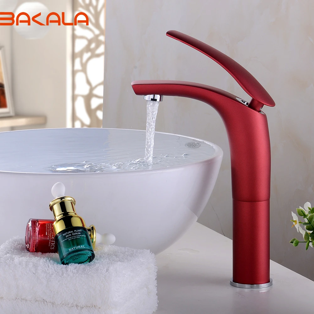 Bakala Vintage Style Antique Faucet Black And Army Green Tall Bathroom Faucets Brass Finish Washbasin Taps Faucet Aerator Faucet Showerfaucet Light Temperature Controlled Aliexpress