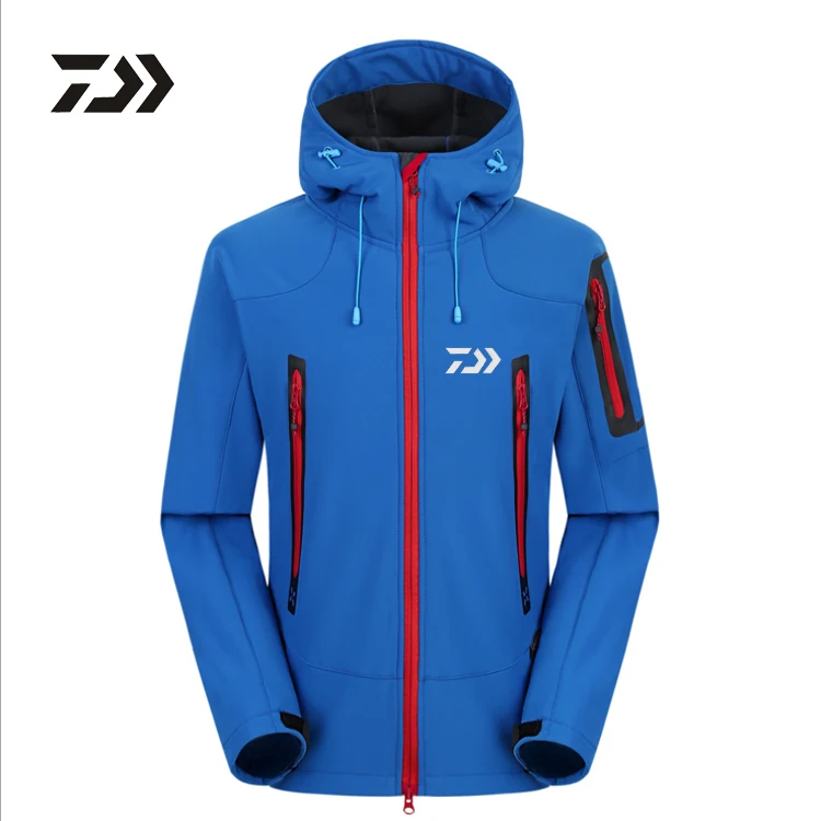 

2017 DAIWA NEW Fishing jacket parka coat Keep warm DJ-3206 Plus velvet soft shell DAIWAS Autumn And Winterr DAWA Free shipping