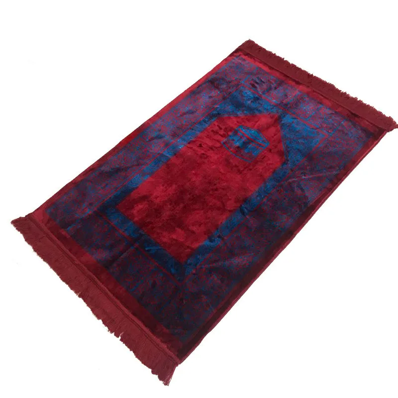 

XHX888 Islamic Muslim Prayer Carpet the unique design Rug three Color Blanket Tapete Banheiro Salat Musallah Praying Mat