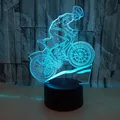 Mountainbike 3d Lampe Sieben farbe Touch 3d Led Visuelle Tisch Lampen Reiten Bike Nacht Tisch Moderne Schreibtisch Lampe|LED-Tischleuchten| -