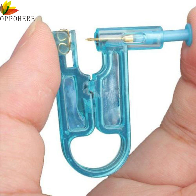 

OPPOHERE New Healthy Safety Asepsis Disposable Nose Ear Studs Piercing Gun Piercer Tool Fashion Body Jewelry Gifts Accessories