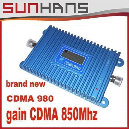 

LCD Display !!! GSM CDMA 850Mhz Mobile Phone CDMA 980 Signal Booster Cell Phone CDMA Signal Repeater Amplifier + Power Adapter