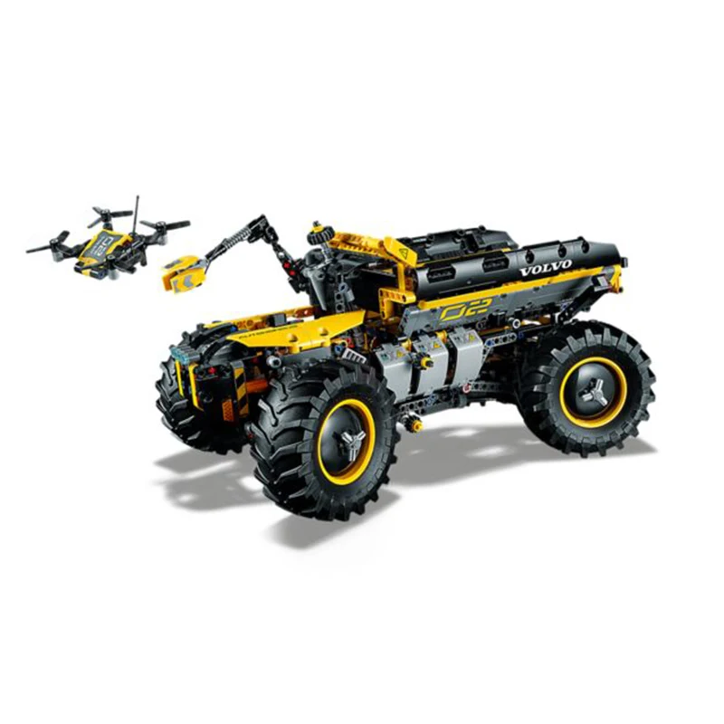 

Technic Series Explorer Concept Wheel Loader ZEUX 2-In-1 Building Blocks Toys Compatible With Legoings Technic 42081 Kids Gifts